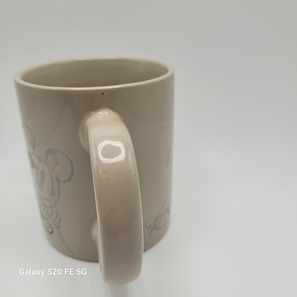 Disney Jerry Leigh Mickey Mouse Donald Duck Goofy Sketchy Mug - Picture 2 of 11